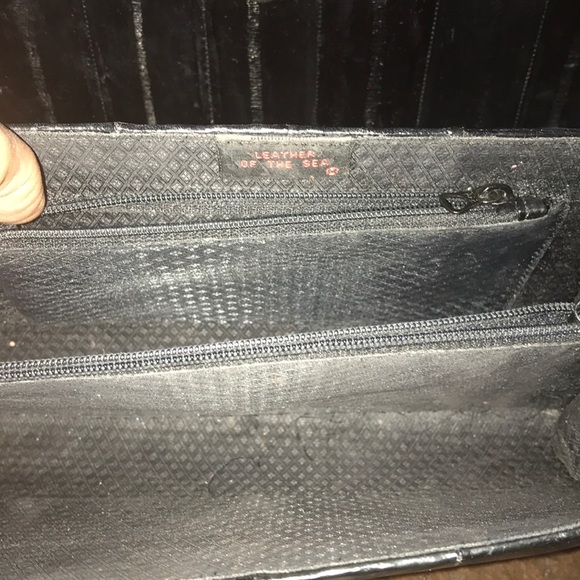 Eel skin purse or clutch vintage - Picture 5 of 8